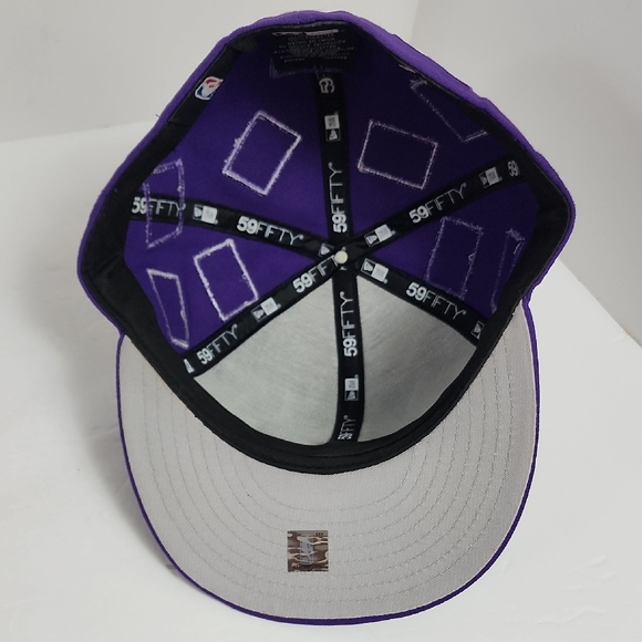 New Era Los Angeles Lakers Purple Snapback Hat Various National Flags - Picture 11 of 12